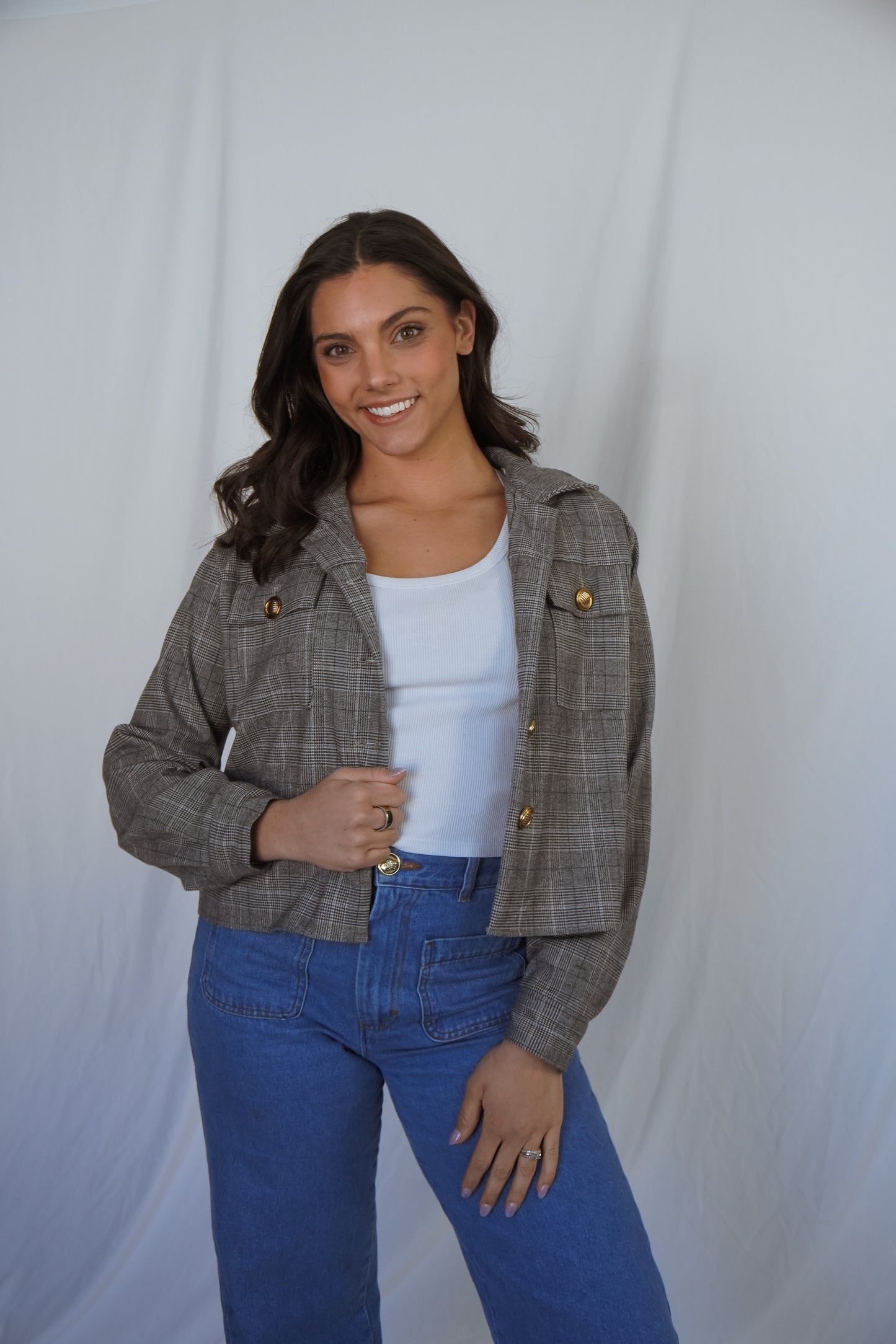 Winter Cropped Shacket