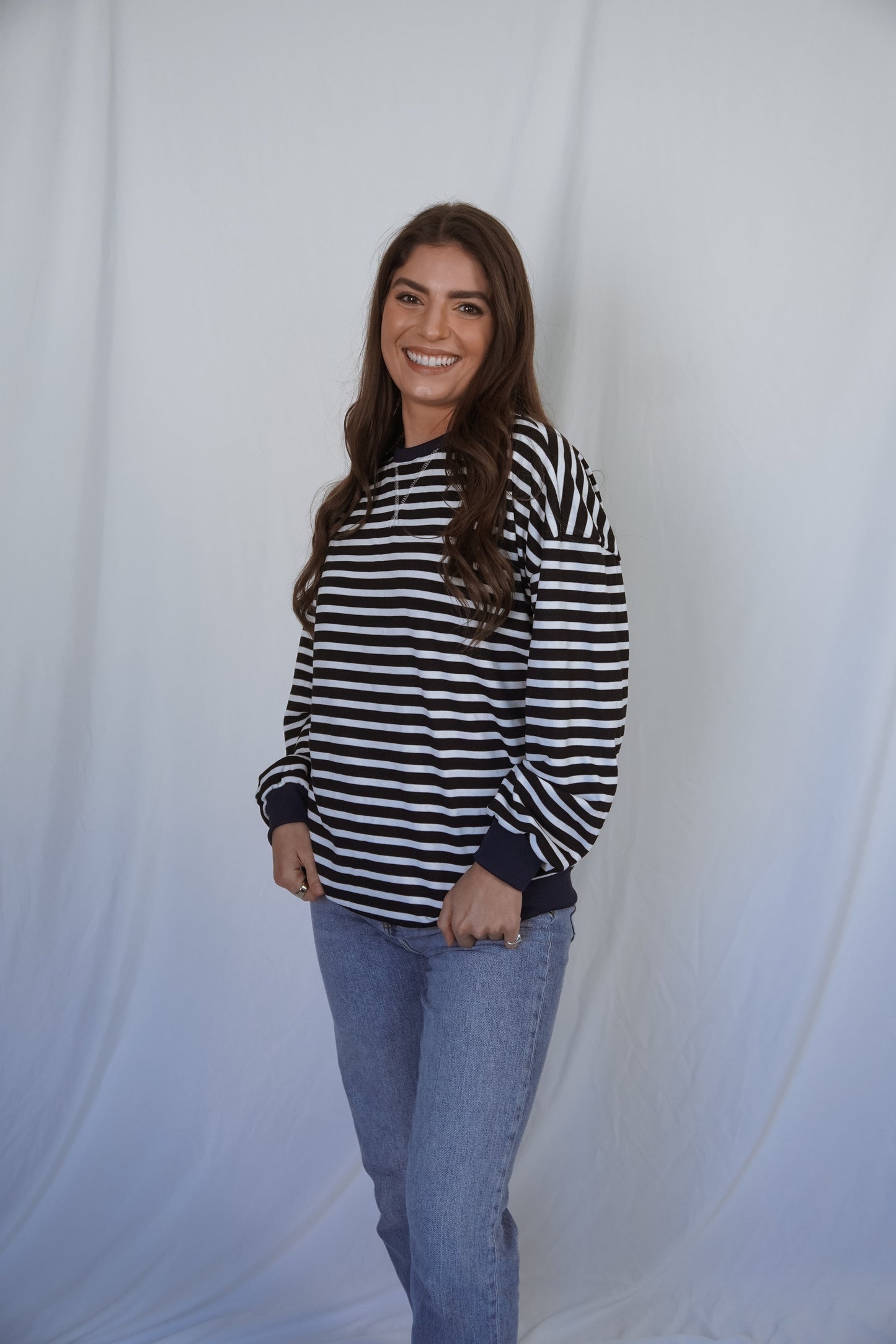 Striped Crewneck